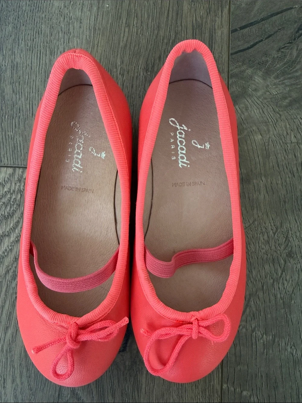 Jacadi Ballerinas Sneaker Girl Shoes 3 Pairs Size 24 & 25